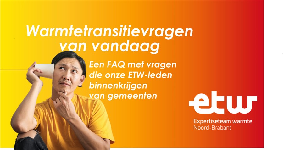 Logo ETW expertiseteam warmte Noord-Brabant Warmtetransitievragen van vandaag man met bekker op het oor